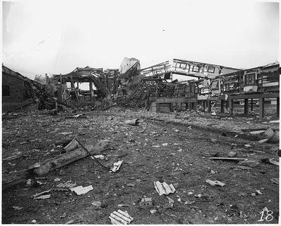 (1941, December 12). Explosion damage at the Iowa Ordnance Plant