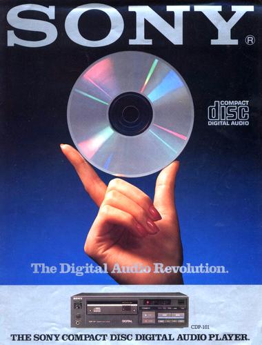 James Russell invents compact discs. in 1960