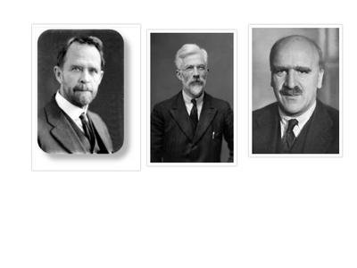 Thomas Hunt Morgan, Ronald Fisher, and JBS Haldane