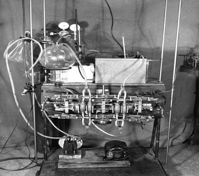 The first heart-lung machine was used for open-heart surgery in 1953.