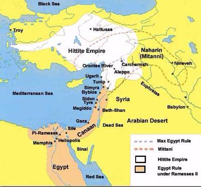 Hittites: 1900 B.C.E. migrated to Anatolia