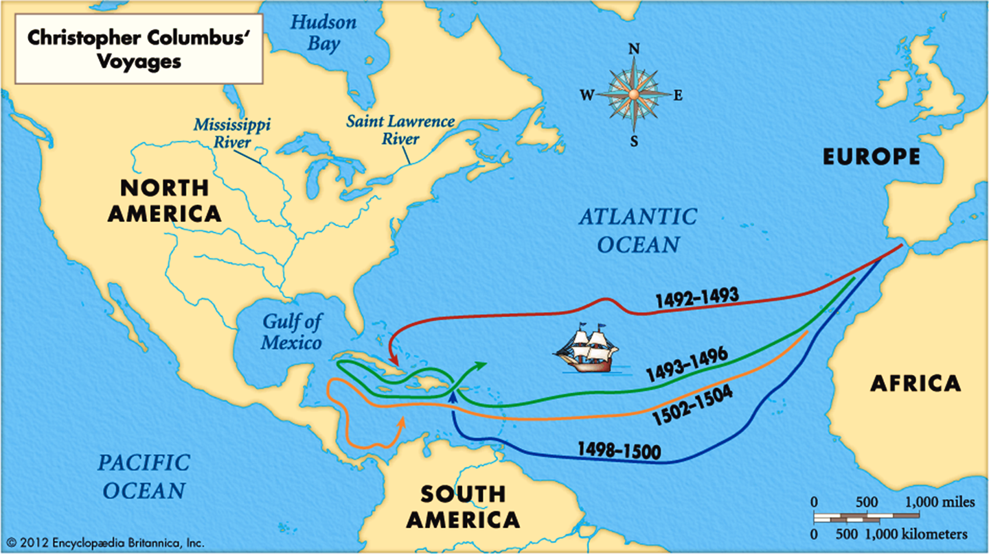 Путь Христофора Колумба на карте. Маршрут открытия Америки Христофором Колумбом. Маршрут Христофора Колумба в Америку. Маршрут путешествия Христофора Колумба 1492-1493.