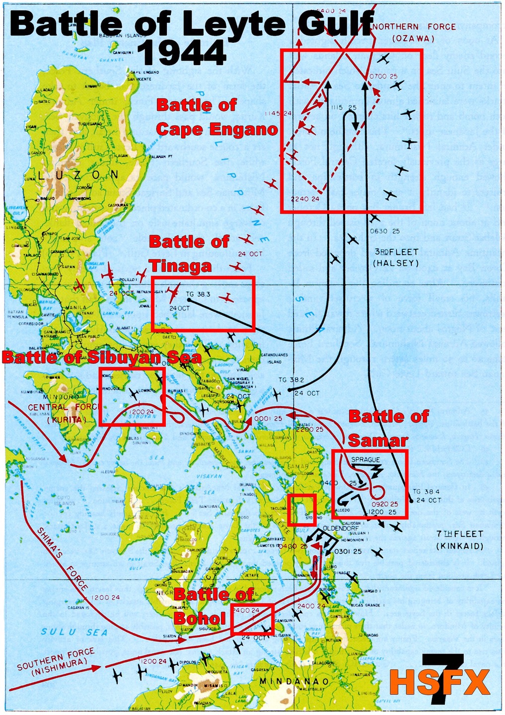 BATTLE OF LEYTE GULF