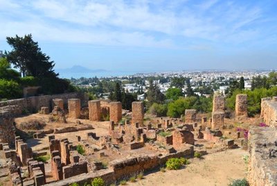 Carthage Rome This shows the ancient ruins of Carthage after is was demolished by the ...