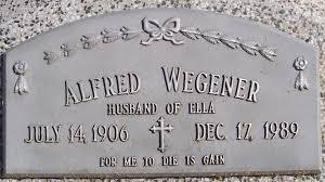 1930; Wegener died after he found all the evidence to support the ...