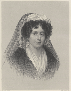 Portrait of Emma Hart Willard, from John Lord, The Life of Emma Willard ...