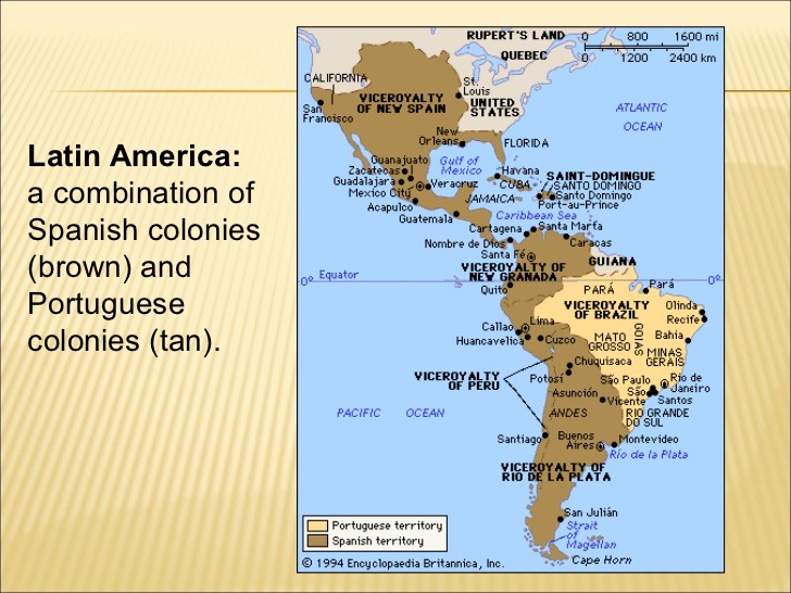 Spanish And Portuguese Settlements