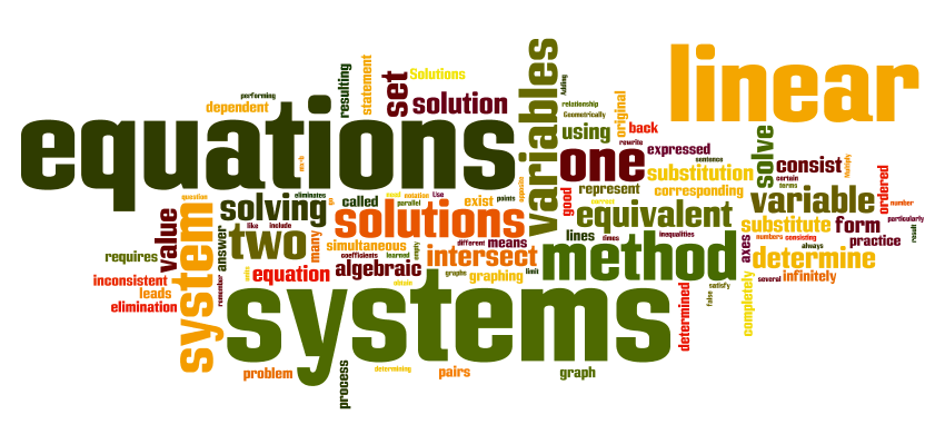 Resolve systems. Solving inequations. Linear equation infinitely many solutions.