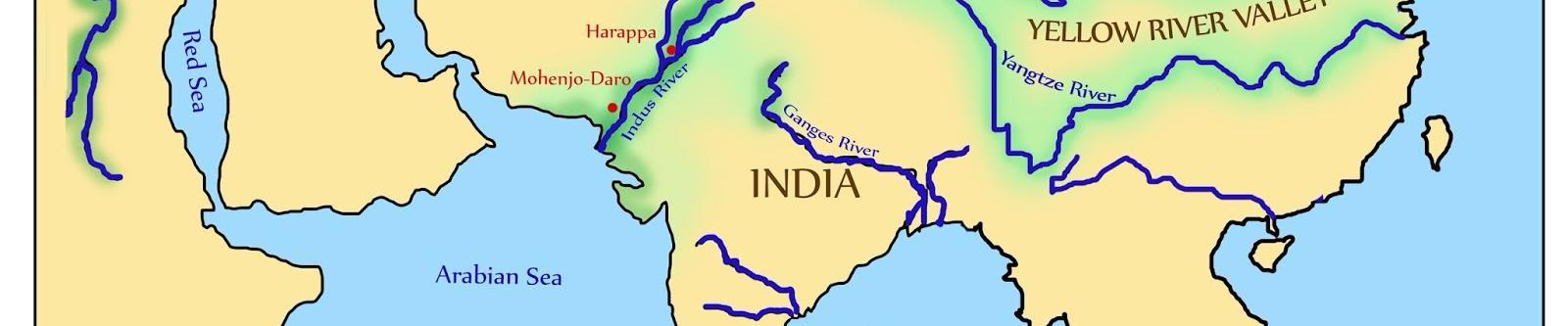 Indus River Valley Civilizations India And China Sutori