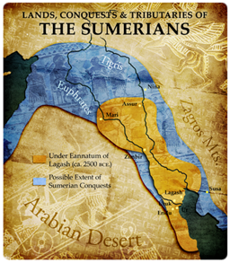 1750 B.C Sumerian control of Mesopotamia ends.