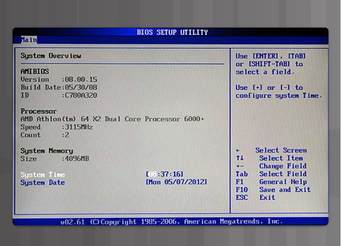 System date bios. Версия биоса 02.61. Биос Ami f.07. BIOS 2.15.1227 видеокарта. Ami BIOS 2 версия.