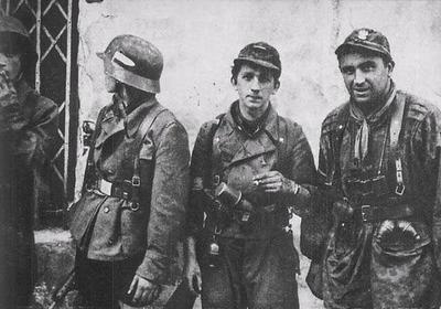 Polish Soldiers of the Miotla Battalion Radoslaw Warsaw Uprising of 1944