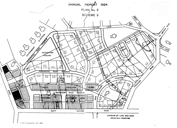 subdivision of the same place prepared by the Government Town Planner ...