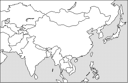 Task Download The Blank Map Of Asia Highlight Sutori