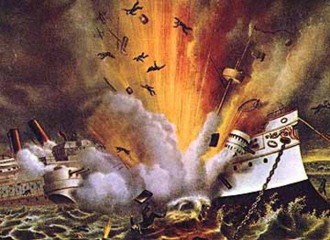 February 15 1898 Sinking Of The Maine At 9 40pm Sutori