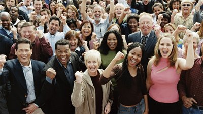 Photo of lots of people