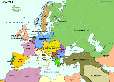 Europe in 1914