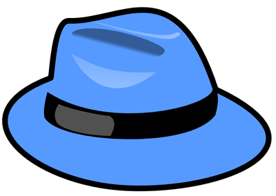 Blue hat (https://pixabay.com/vectors/hat-men-fashion-head-wear-fedora ...