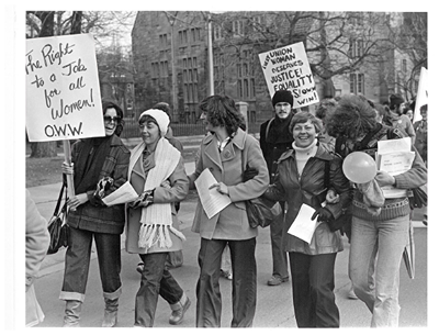 Canadian Women protesting voting rights in Quebec - 1922