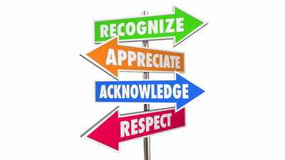 acknowledge.