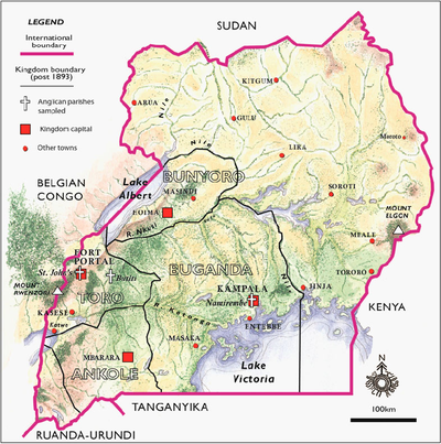 Protectorate of Uganda during the 19th century.