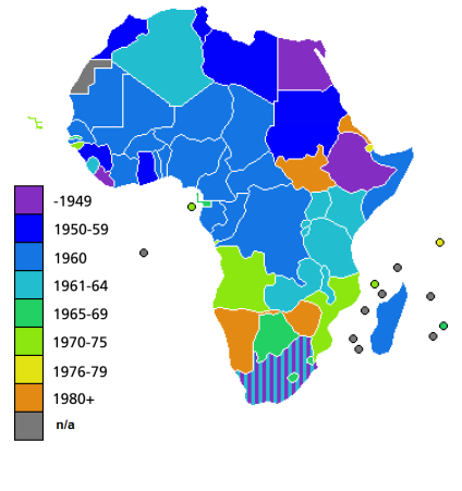 Big year for African independence.