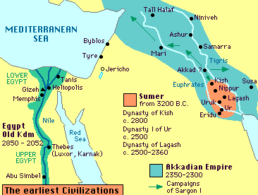 Sumer was located in the South of Mesopotamia, in the flat lands ...