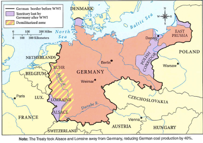 treaty versailles losses territorial sutori territories prussia