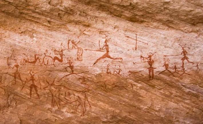 1. Cave painting (35, 000)