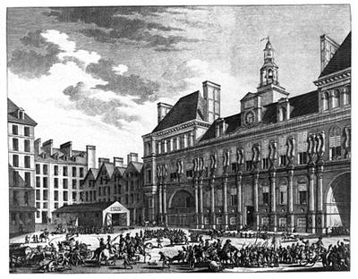 Hôtel de Ville, Paris, where the Paris Commune was established during ...