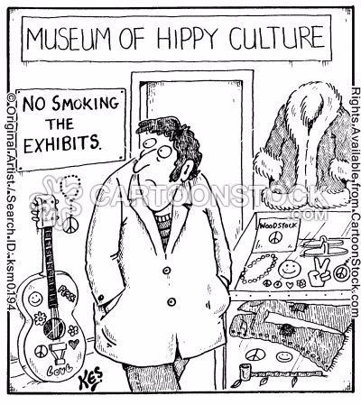 1960s hippie political cartoons
