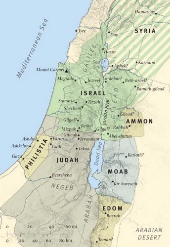 Divided Kingdom approximately 931 B.C.