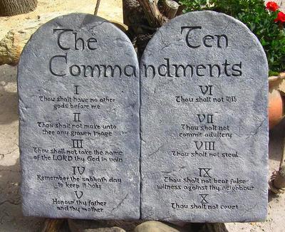 10 Commandments After 750 BC- The 10 Commandments was a list of laws ...