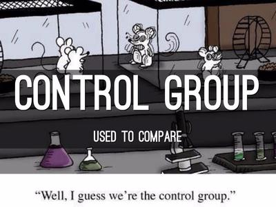 control group a standard against which change is measured