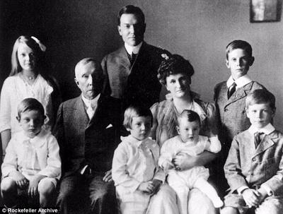 Rockefeller was the youngest out of six kid. He was born in july 8 1839 ...