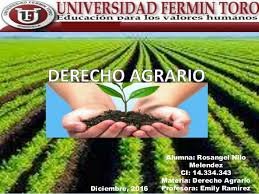 Derecho Agrario