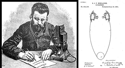 1891 - French engineer Ernest Mercadier invents the first headphones