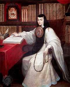 Portrait of Sor Juana InÃ©s de la Cruz Miguel Cabrera. c. 1750 C.E. Oil