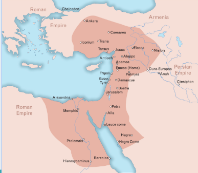 Area of Zenobia's reign