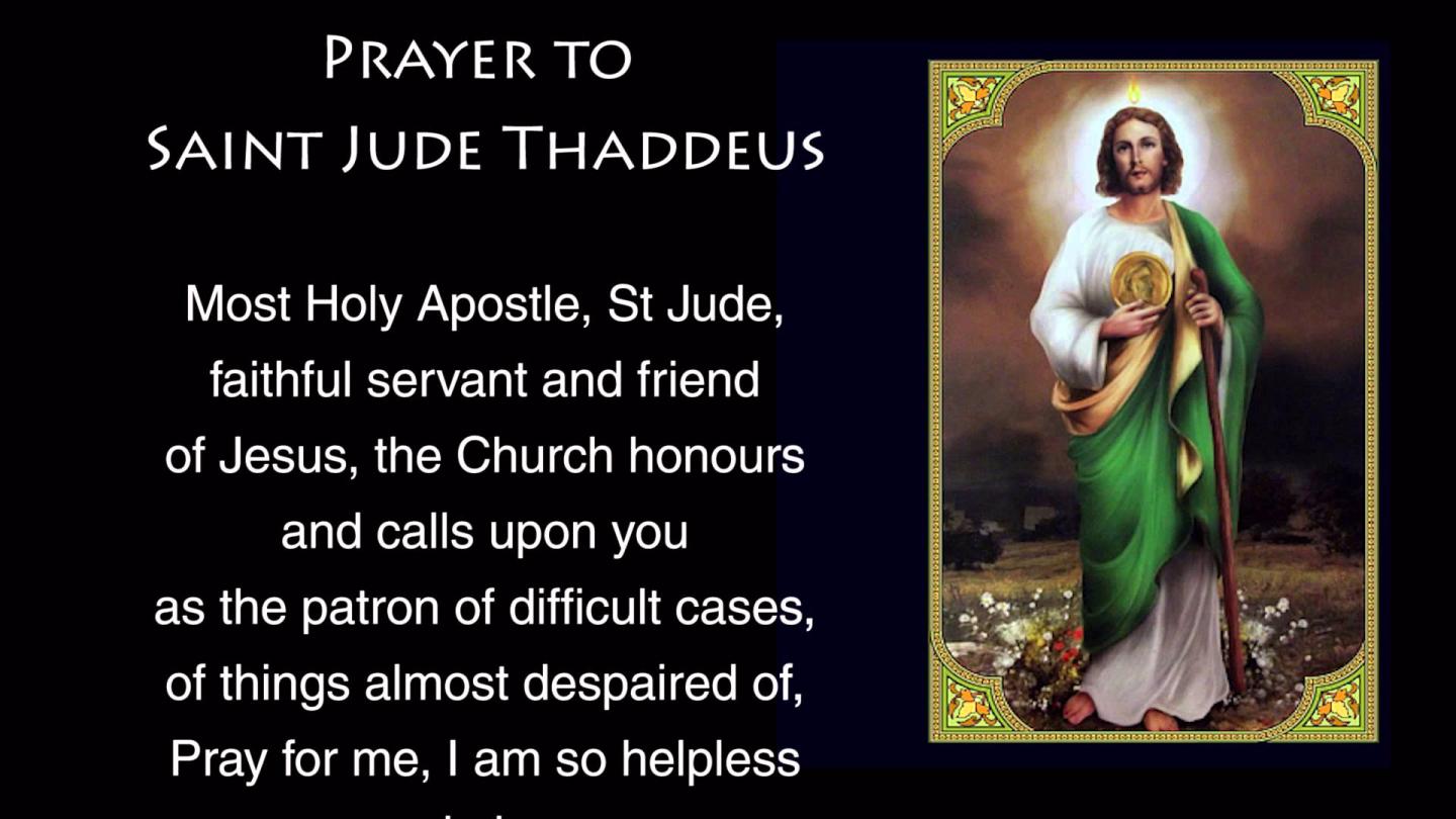 3 minute prayer to st jude