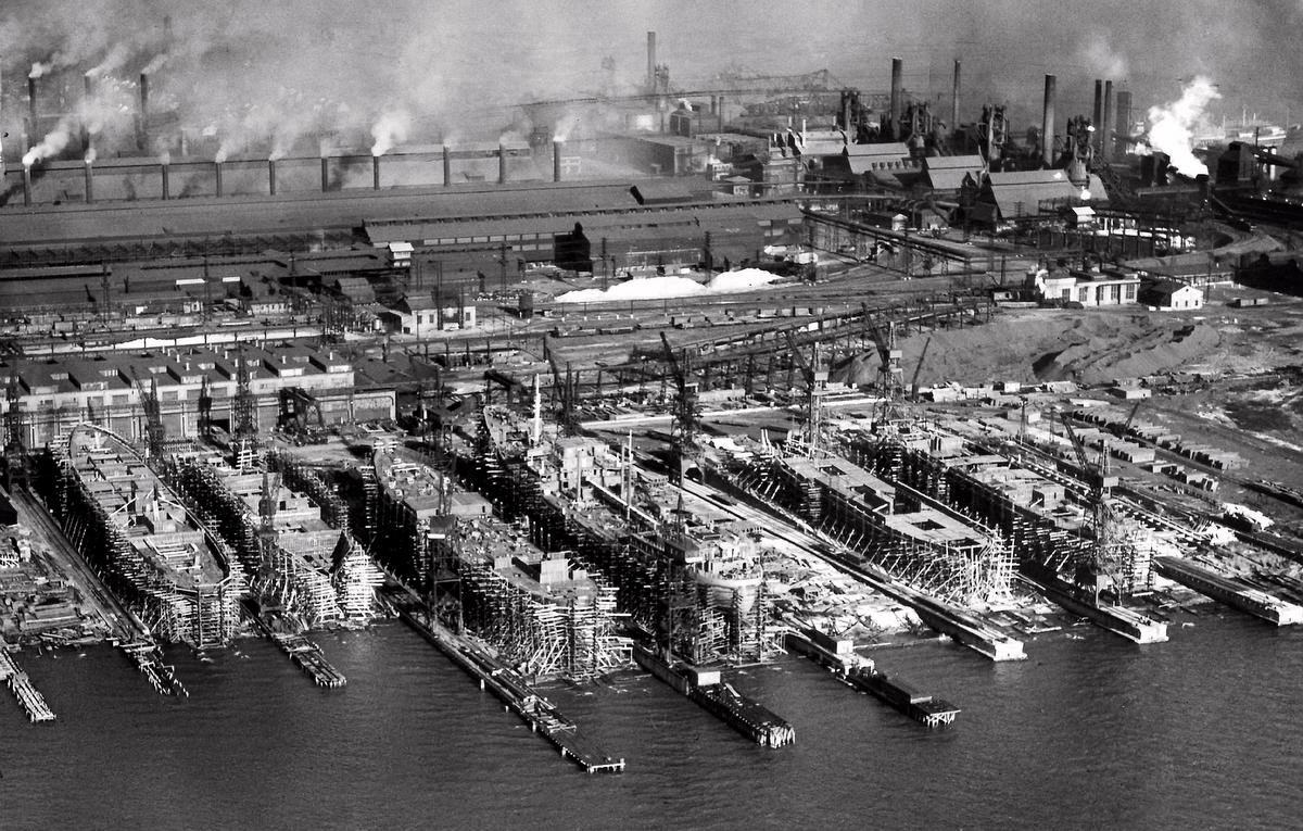 Sparrows Point End of 1941 - Day moves to Sparrow's point