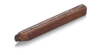 Early Graphite Writing The first Graphite Pencil. Created in 1565 by Conrad Gesner.