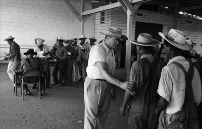 Workers were examined as part of the entry process into the U.S. My ...