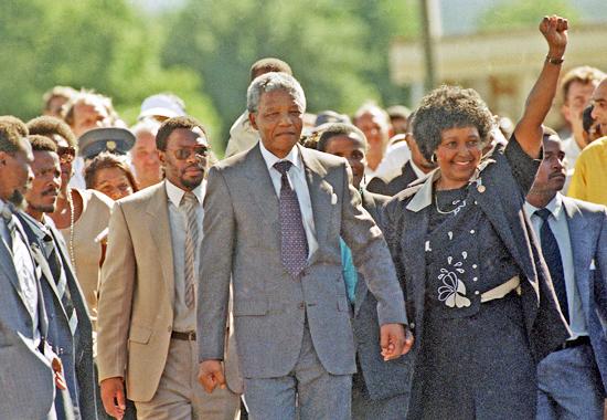 After 27 Years Of Imprisonment Mandela On February 11 1990