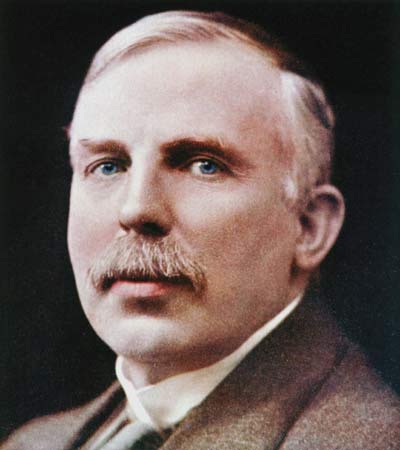 This is a picture of Ernest Rutherford.