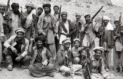 Group of Mujahideen fighters