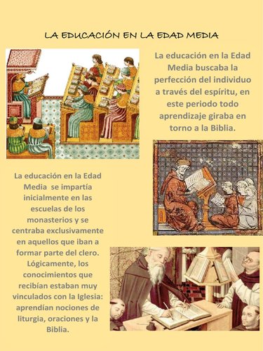 Educación De La Edad Media 476 A C