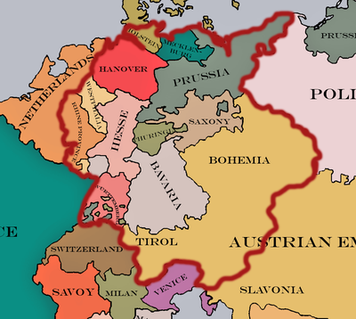 In 1815 , German States Formed A Group Called The German Confederation.