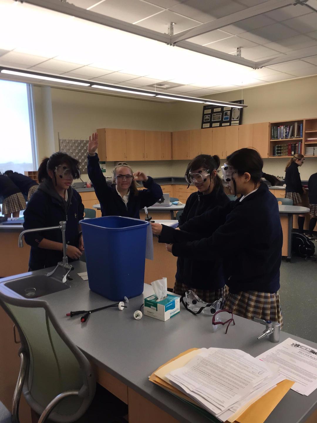 Micro-Mole Rocket Lab: Grace, Emily R., Kylie, & Sofie