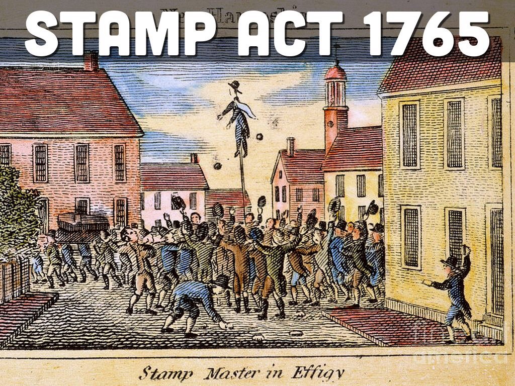 The stamp act of 1765 states that the act required colonists to pay for